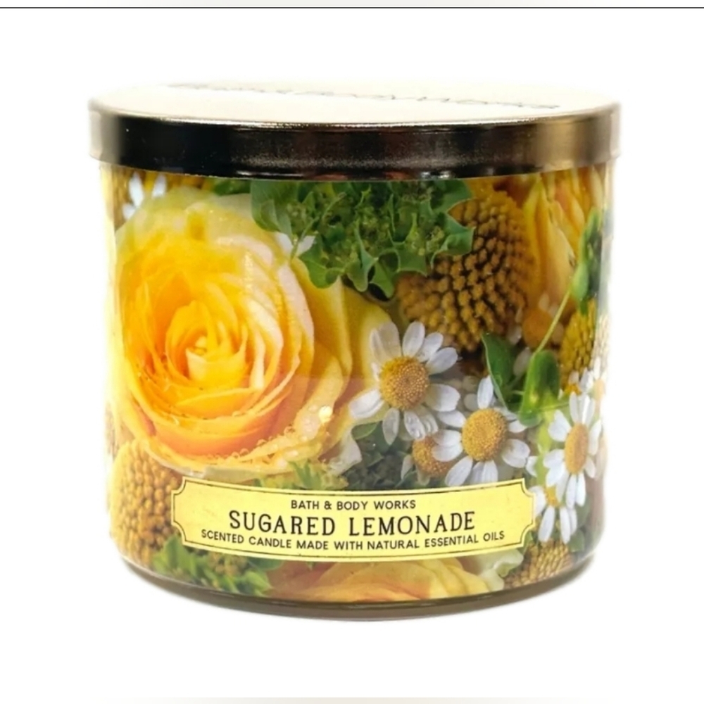 Bath & Body Works Sugared Lemonade 3-Wick Candle